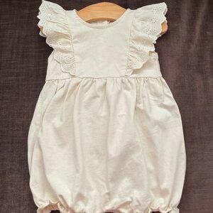 Elegant Cream Kids Formal Dress